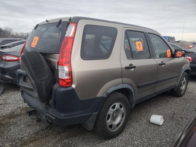 JHLRD68516C027975 - 2006 HONDA CR-V LX TAN photo 3