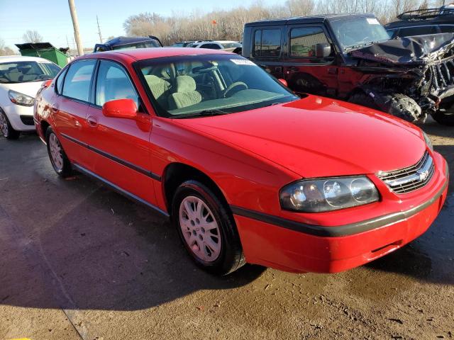 2G1WF52E029182976 - 2002 CHEVROLET IMPALA RED photo 4