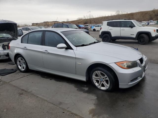 WBAVC93548K044704 - 2008 BMW 328 XI SILVER photo 4