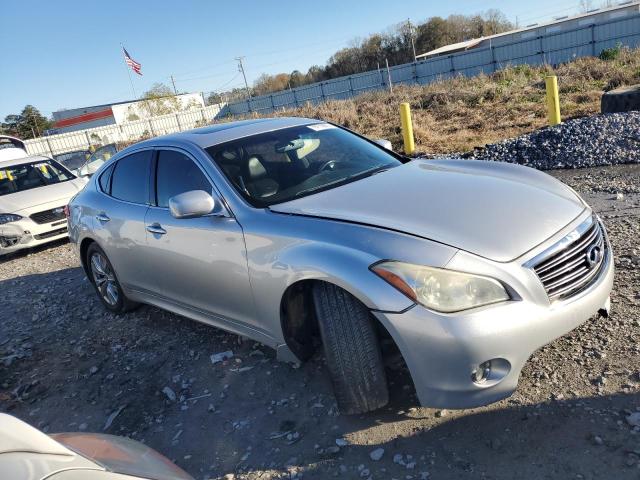 JN1BY1AP3CM332825 - 2012 INFINITI M37 SILVER photo 4