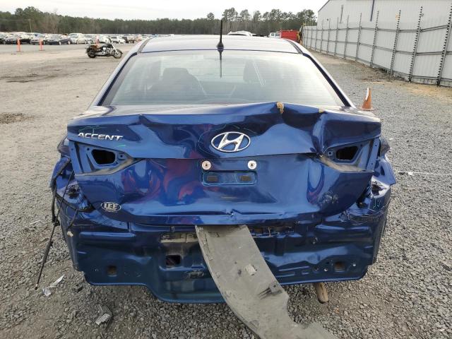 3KPC24A33KE072778 - 2019 HYUNDAI ACCENT SE BLUE photo 6