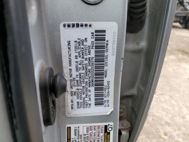 1NXBR32E55Z558379 - 2005 TOYOTA COROLLA CE SILVER photo 12