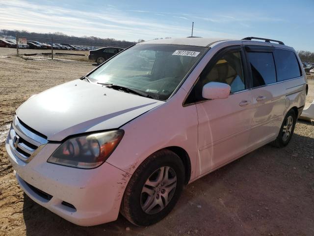 5FNRL38426B458351 - 2006 HONDA ODYSSEY EX WHITE photo 1