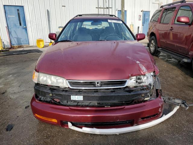 1HGCE1897VA007201 - 1997 HONDA ACCORD EX BURGUNDY photo 5