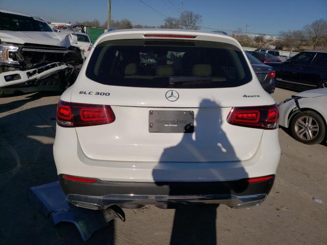 W1N0G8EB3NV326172 - 2022 MERCEDES-BENZ GLC 300 4MATIC WHITE photo 6