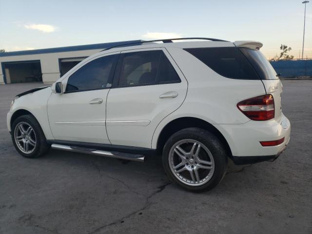 4JGBB86E59A454204 - 2009 MERCEDES-BENZ ML 350 WHITE photo 2