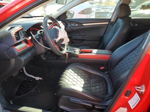 2HGFC2F55JH503568 - 2018 HONDA CIVIC LX RED photo 7