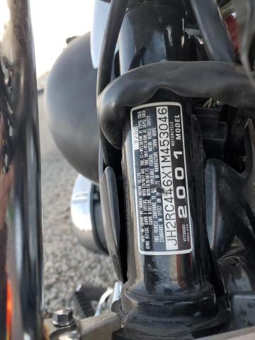 JH2RC446X1M453046 - 2001 HONDA VT750 CD2 GRAY photo 10