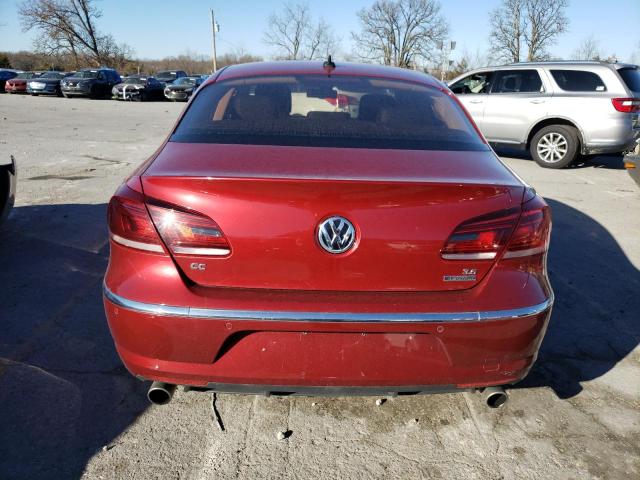 WVWGU7AN3DE554485 - 2013 VOLKSWAGEN CC VR6 4MOTION RED photo 6