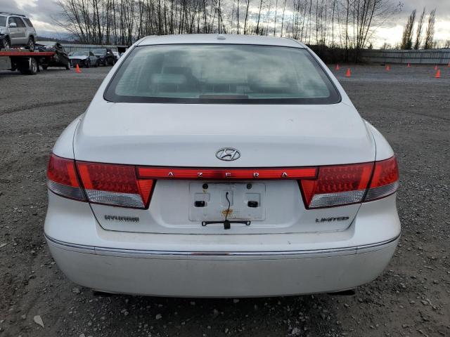 KMHFC46F67A209716 - 2007 HYUNDAI AZERA SE WHITE photo 6