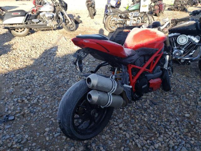 ZDM11BMV0CB010592 - 2012 DUCATI STREETFIGH 848 RED photo 4