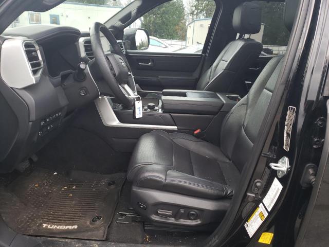 5TFNA5EC7NX005097 - 2022 TOYOTA TUNDRA CREWMAX PLATINUM შავი ფოტო 7