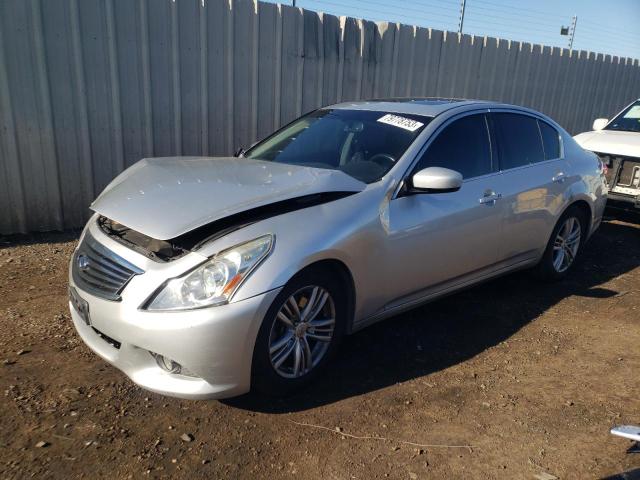 JN1DV6AP9CM700858 - 2012 INFINITI G25 BASE SILVER photo 1