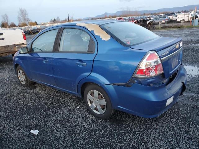 KL1TD5DE1AB135621 - 2010 CHEVROLET AVEO LS BLUE photo 2