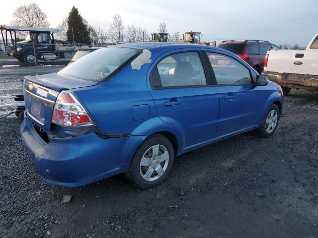 KL1TD5DE1AB135621 - 2010 CHEVROLET AVEO LS Mavi foto 3