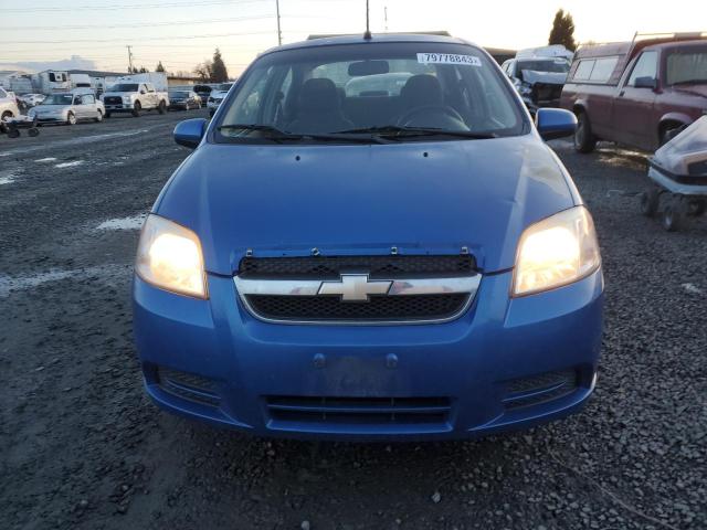 KL1TD5DE1AB135621 - 2010 CHEVROLET AVEO LS BLUE photo 5