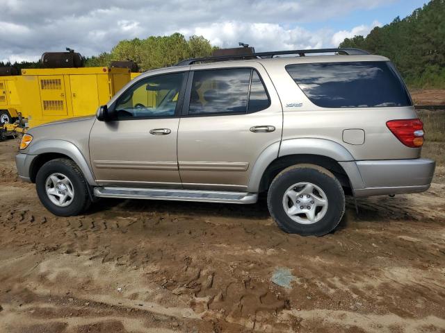 5TDZT34A32S114903 - 2002 TOYOTA SEQUOIA SR5 GOLD photo 2