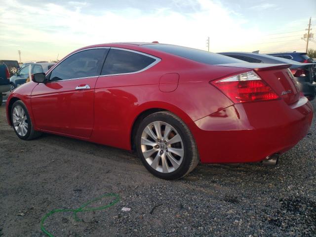 1HGCS22859A000011 - 2009 HONDA ACCORD EXL RED photo 2