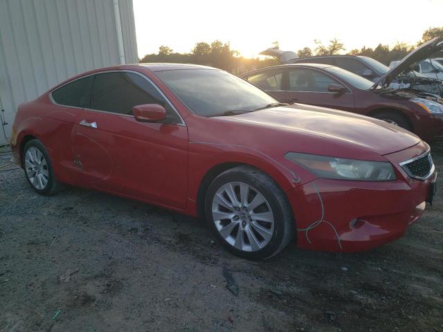 1HGCS22859A000011 - 2009 HONDA ACCORD EXL RED photo 4