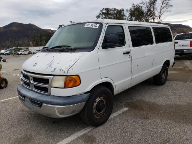 2B5WB25Z21K536660 - 2001 DODGE RAM WAGON B2500 WHITE photo 1