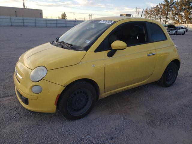 3C3CFFAR3DT553587 - 2013 FIAT 500 POP YELLOW photo 1