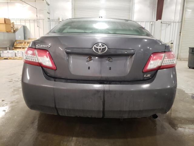 4T4BF3EK5AR069815 - 2010 TOYOTA CAMRY BASE GRAY photo 6