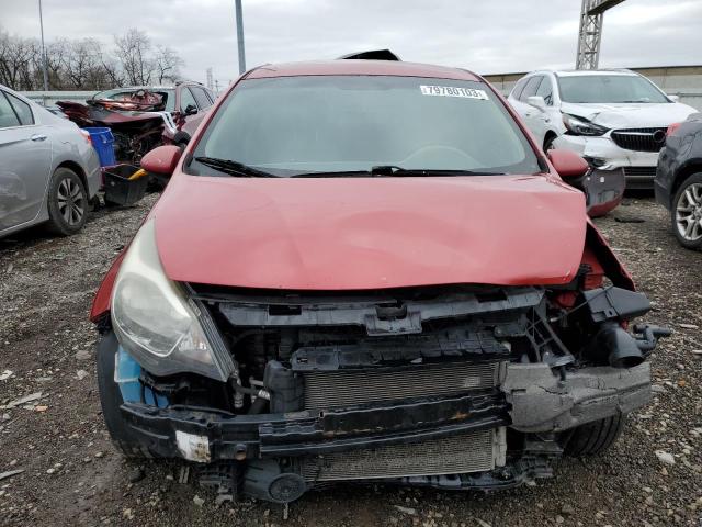 KNADM4A36E6394868 - 2014 KIA RIO LX RED photo 5