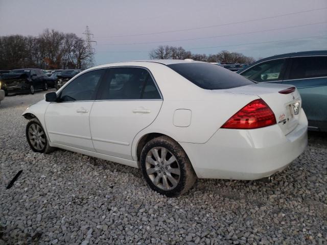 1HGCM66547A007563 - 2007 HONDA ACCORD EX WHITE photo 2