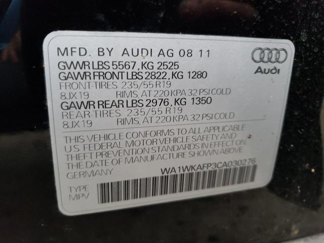 WA1WKAFP3CA030276 - 2012 AUDI Q5 PRESTIGE 黑色 照片 13