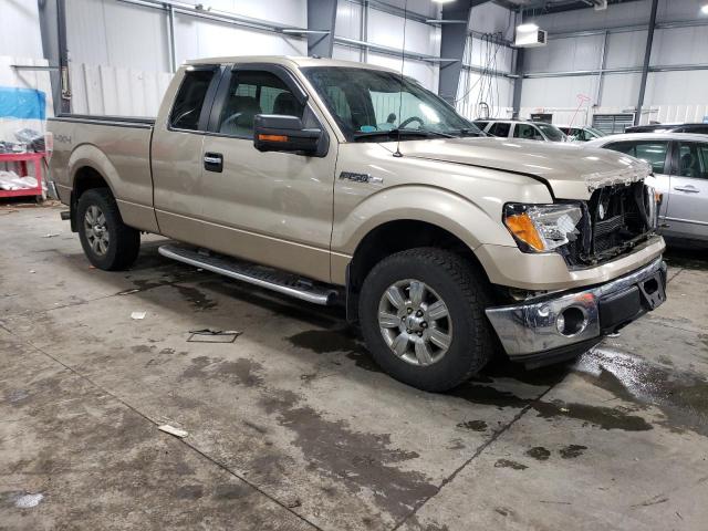 1FTFX1EF9CFC21140 - 2012 FORD F150 SUPER CAB TAN photo 4