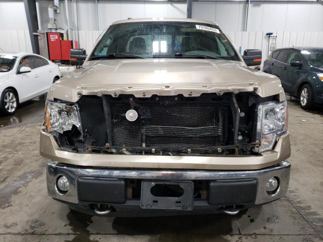 1FTFX1EF9CFC21140 - 2012 FORD F150 SUPER CAB TAN photo 5