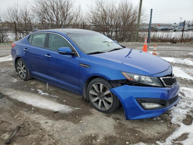 KNAGR4A63B5122921 - 2011 KIA OPTIMA SX BLUE photo 4