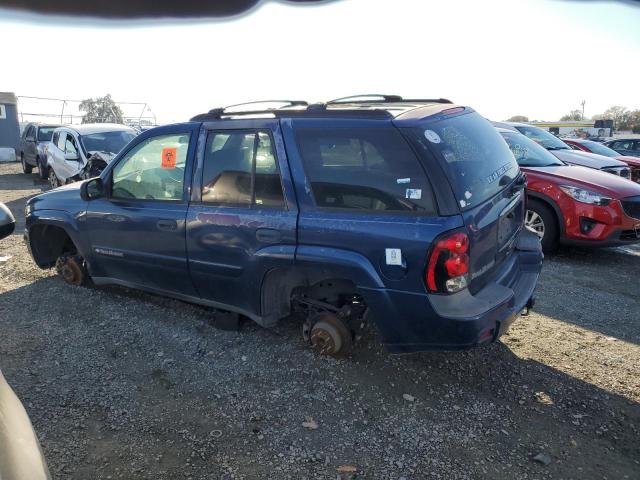 1GNDS13S922523644 - 2002 CHEVROLET TRAILBLAZE BLUE photo 2