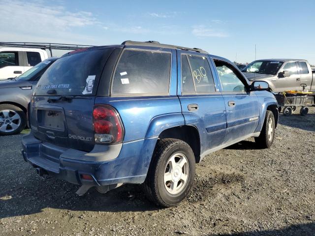 1GNDS13S922523644 - 2002 CHEVROLET TRAILBLAZE BLUE photo 3