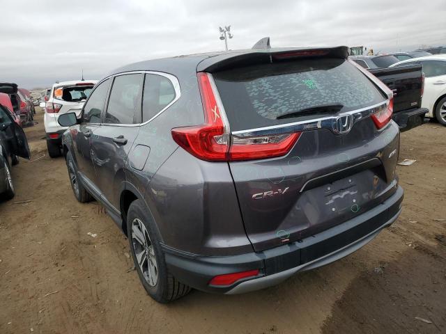 2HKRW6H30KH219005 - 2019 HONDA CR-V LX GRAY photo 2