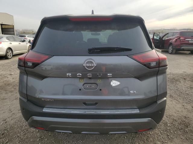 JN8BT3CA6PW411453 - 2023 NISSAN ROGUE SL SILVER photo 6