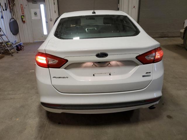 1FA6P0HD0G5134913 - 2016 FORD FUSION SE WHITE photo 6