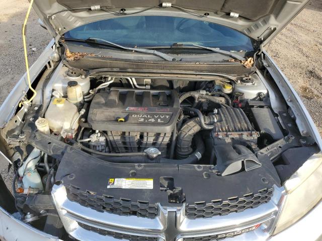 1C3CDZCB7CN280269 - 2012 DODGE AVENGER SXT SILVER photo 11