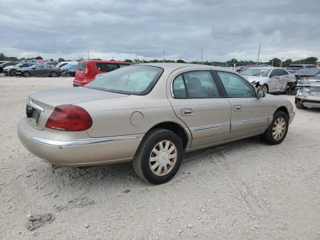 1LNHM97V61Y696164 - 2001 LINCOLN CONTINENTA GOLD photo 3