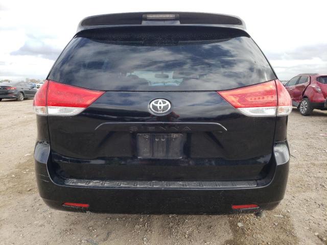 5TDKK3DC2CS178728 - 2012 TOYOTA SIENNA LE BLACK photo 6