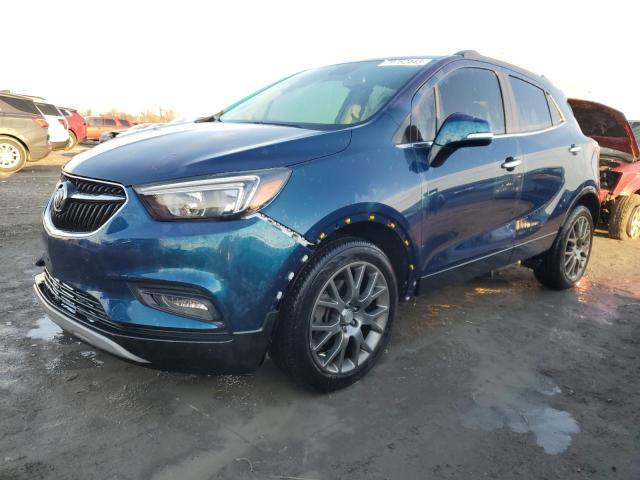 KL4CJ1SBXKB873805 - 2019 BUICK ENCORE SPORT TOURING BLUE photo 1