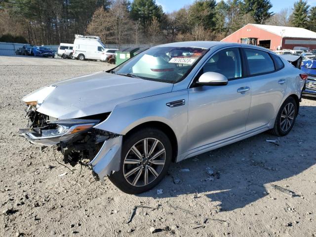 5XXGT4L35KG375385 - 2019 KIA OPTIMA LX SILVER photo 1