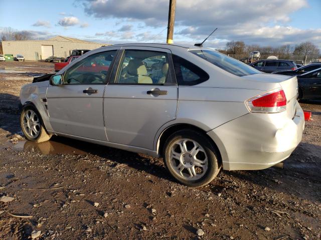 1FAHP35N08W205434 - 2008 FORD FOCUS SE SILVER photo 2