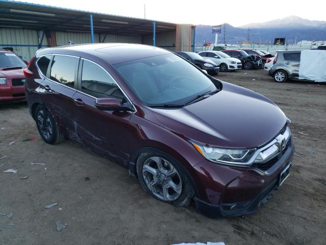 7FARW2H8XKE057875 - 2019 HONDA CR-V EXL BURGUNDY photo 4