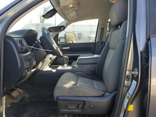 5TFUY5F1XKX814402 - 2019 TOYOTA TUNDRA DOUBLE CAB SR/SR5 GRAY photo 7