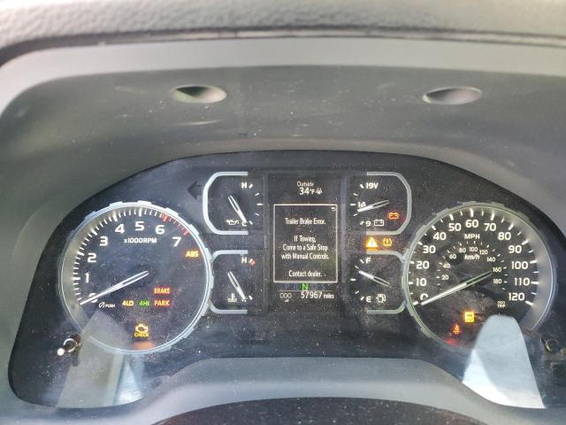 5TFUY5F1XKX814402 - 2019 TOYOTA TUNDRA DOUBLE CAB SR/SR5 GRAY photo 9