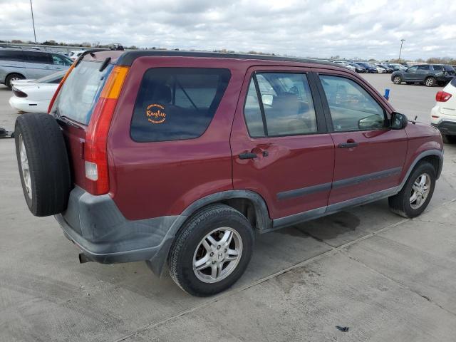 JHLRD684X4C004506 - 2004 HONDA CR-V LX RED photo 3