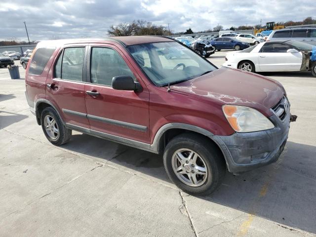 JHLRD684X4C004506 - 2004 HONDA CR-V LX RED photo 4