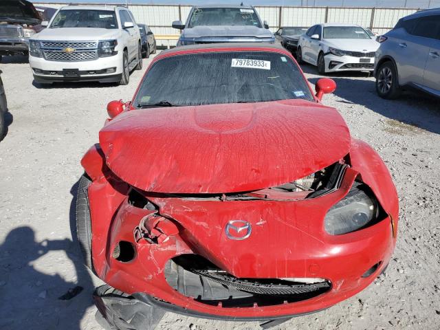 JM1NC25F370135313 - 2007 MAZDA MX-5 MIATA RED photo 5