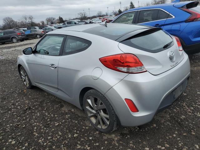 KMHTC6AD2GU279930 - 2016 HYUNDAI VELOSTER SILVER photo 2